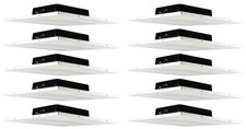 10 Rockville DCS8T 70V Commercial Drop Ceiling Tile Speakers 4 Office/Restaurant