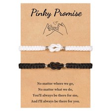 VU100 Matching Bracelets for Couples Bracelets Gifts for Boyfriend Long Dis...