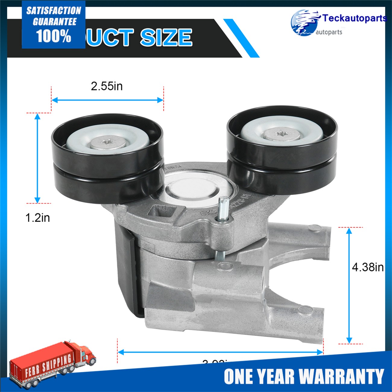 Belt Tensioner for Ford Transit MK7 MK8 2.2 TDCi RWD BK3Q6A228BH