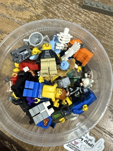 Lego lot of minifigures and Parts, Police Droid, Rabbit, accessory E44