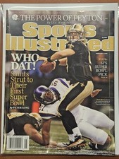 Drew Brees 2/1/2010 Sports Illustrated Who Dat NEWSSTAND