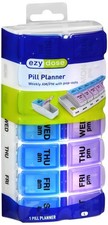 Ezy Dose Pill Planner Weekly AM/PM Large 6x1 EA