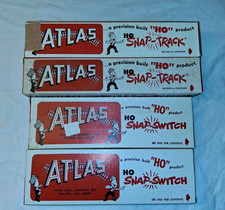 Atlas HO Snap-Track 9" Straight 21  Remote Snap-Switch Left/Right 50 51