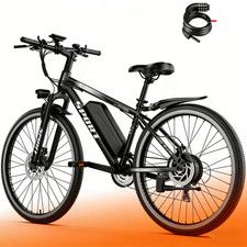 Electric Bike for Adults, 1500W Peak Motor, 25Mph, 65Miles, 7-Speed Dual Brake