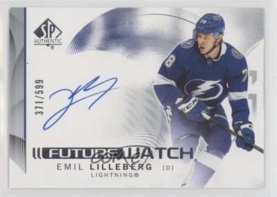 2024-25 SP Authentic Future Watch Horizontal Emil Lilleberg Rookie Auto RC 0bt4