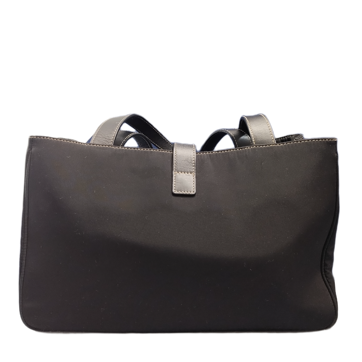 Vintage Lauren Ralph Lauren Shoulder Bag Womens Black Monogrammed
