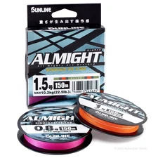 Sunline ALMIGHT 4+1 ULT-PE Type III Sinking PE Braid Fishing Line