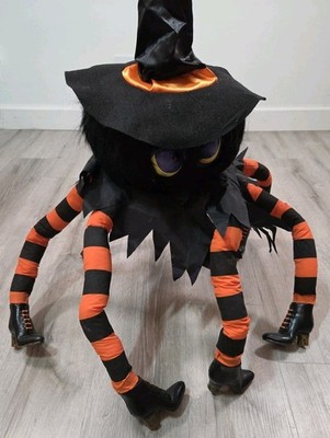 Vintage Big Kooky Witch Spider 32'' Halloween Decoration Mario Chiodo Tested