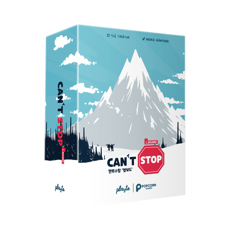KR VERSION Can't Stop Board Game Playte Korean Edition Sid Sackson 2-4P