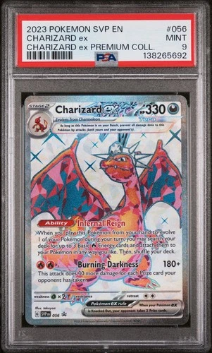 Pokémon - Charizard ex - Scarlet & Violet - 056 - Black Star Promo - PSA 9 Mint