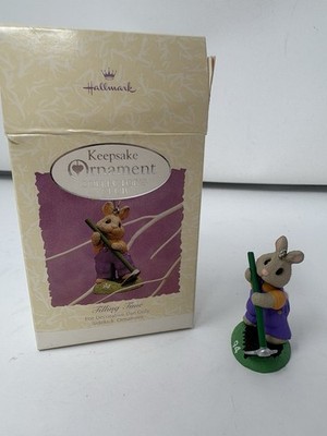 Hallmark Easter Ornament Tilling Time Sunny Bunny Garden Vintage 1994 Springtime