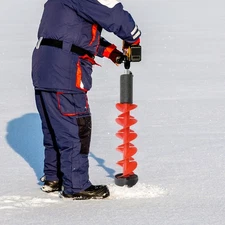 Ice Drill Auger Nylon Ice Fishing Auger Replacement Part Ice Fishing Auger 75cm