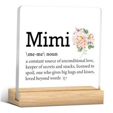 OOINISUU Gift for Mimi, Grandma Gift From Granddaughter Grandson, Mothers Day