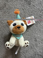 American Greetings Pug Dog Plush  Birthday Pugs  9 Inch w/ Tags Stuffed Animal