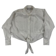 Other Stories Tie Front Button Up Shirt Top Blouse Los Angeles Atelier 8 READ