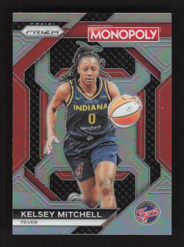 Kelsey Mitchell 2024 Panini Prizm Monopoly WNBA All-Star Silver #WNBA28