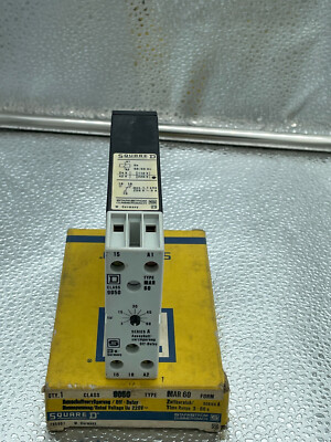 Starkstrom Gummersbach 9050 / SQUARE D / Zeitrelais / Typ: MAR60 / 3-60 sek. 