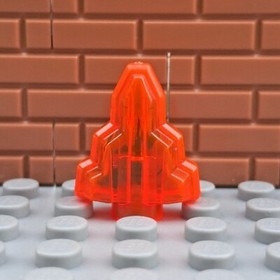 LEGO Monster Fighters Rock 1x2 Crystal Stepped W Black Wolf Moonston 10178pb01