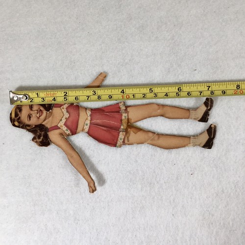 Antique Paper Doll Girl Candy & Clothes already cut - Picture 5 of 12