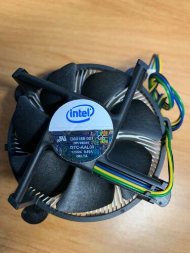 Intel D60188-001 CPU Fan with Aluminium Heatsink Socket LGA 775 4Pin 12VDC 0.60A - Picture 2 of 3
