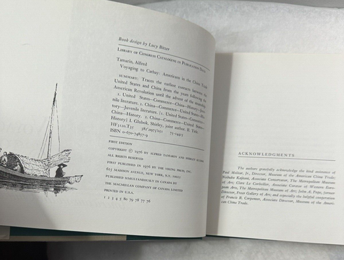 Voyaging to Cathay : Americans in the China Trade HCDJ Tamarin Glubok - 1st Ed. - Picture 3 of 8