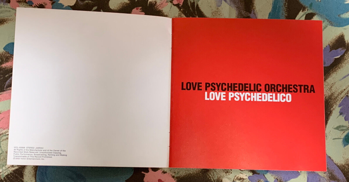 LOVE PSYCHEDELICO-Love Psychedelic Orchestra 12tracks Japan CD w