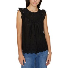sanctuary eyelet peasant blouse
