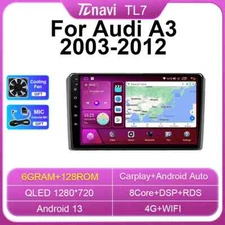 For Audi A3 2013-2012 Android CarPlay Car Stereo Radio Multimedia GPS Screen