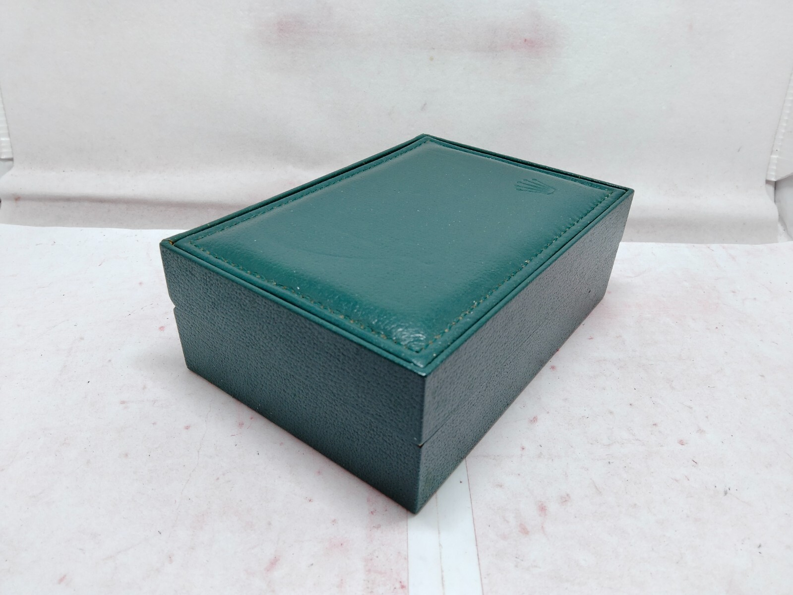 VINTAGE GENUINE ROLEX Watch box case 68.00.71 wood leather no inner 231105007yS