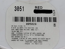 Alpha Wire 3051 #22awg Tinned Copper UL1569/1007 Hook Up Wire 105C/300V Red/50ft