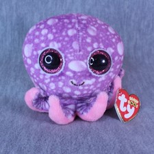 OCTOPUS TY Beanie Boos "Legs" the Purple  New with Tags Plush Sea Animal Stuffed
