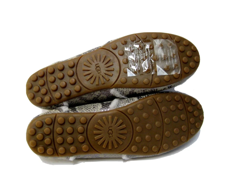 UGG HAILEY METALLIC SNAKE WOMEN SHOES SUEDE SLIVER US 9.5 /UK 7.5 /EU 40.5 - Image 4 of 4