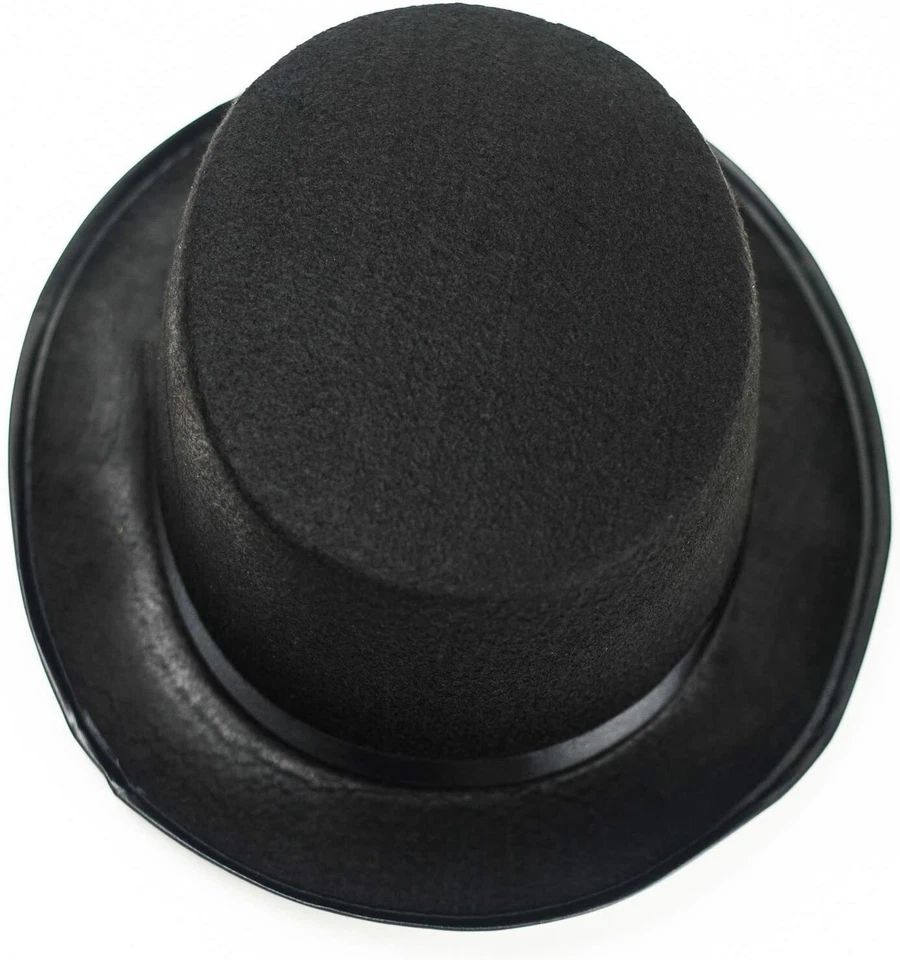 Elegante Sombrero de Fiesta de Tela con Banda de Satén Elegante Fiesta Divertido Accesorio Halloween Foto 2 de 2