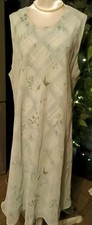Jessica Howard Women's Sleeveless Dress  Lined Blue And Green Floral Vintage 90s