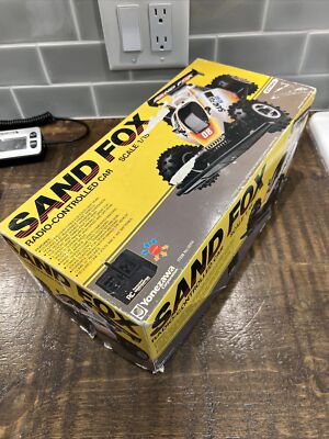 Vintage 80's Yonezawa sand Fox 1/15 RC Buggy Radio Controlled Car