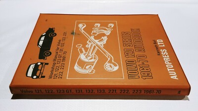 Workshop Manual for Volvo 120 Series 1961-70 Autobook © 1972 (188