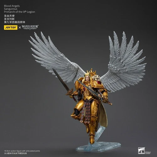 JOYTOY Warhammer Blood Angels Sanguinius Primarch of the 9th Legion 1/18 Figure - Picture 13 of 17