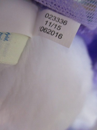 Vestido Build A Bear Sweet Stripes Bunny Rabbit 16" felpa - rayas pastel - etiquetas - Imagen 7 de 7