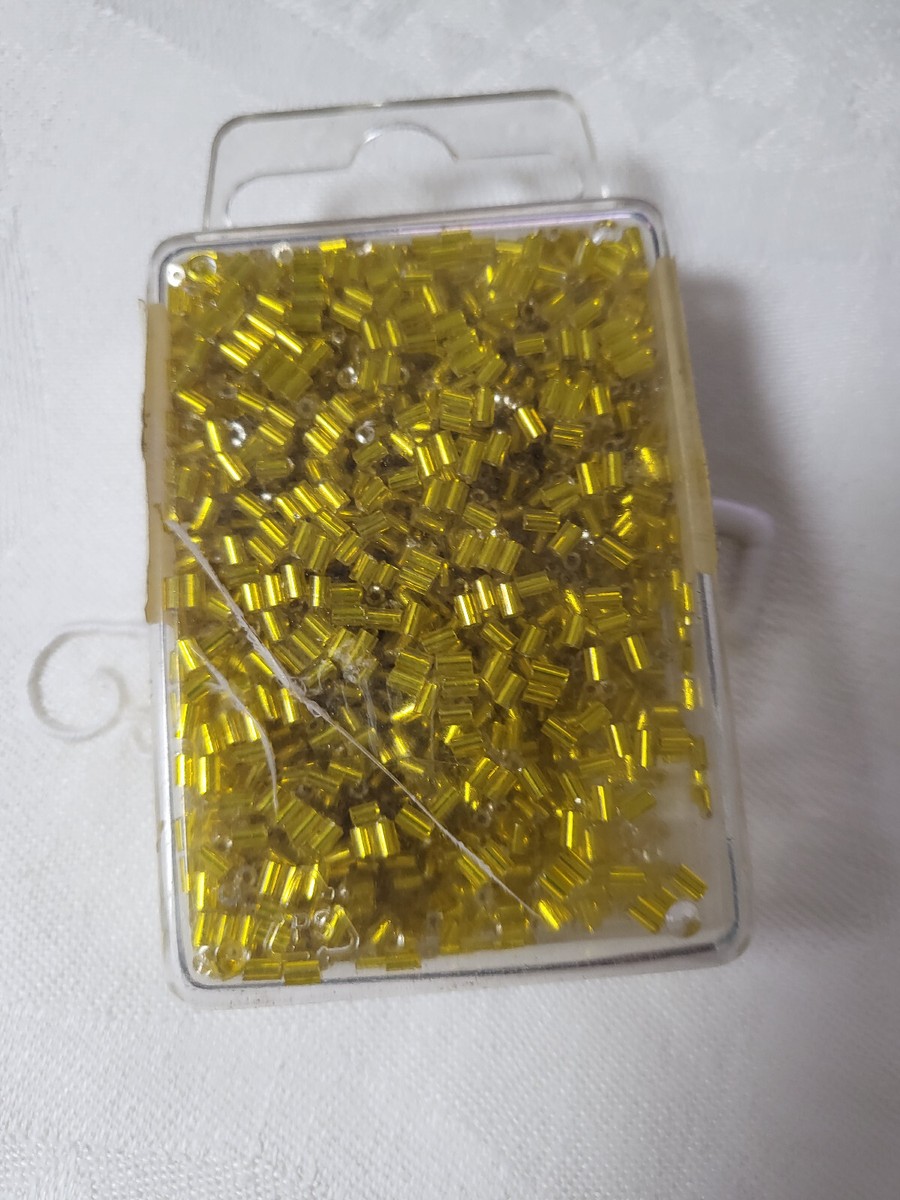 50 Perles Acrylique 6mm Imitation Brillante Doré Clair | Mercerie Center