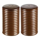 ASA Selection Salz- und Pfefferstreuer Set Brown, Porzellan, Braun, 6.5 cm