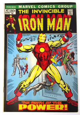 Iron Man #47 1972 [VF] High Grade Origin of Iron Man Retold Minor