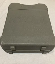 RYOBI 7.2V PORTBLE CARRYING STORAGE CASE ONLY HARD PLASTIC GRAY CASE ONLY HP472