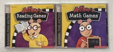 Arthur's Math Reading Games The Learning Company PC 2001 SEALED CD ROM PC Lot 2