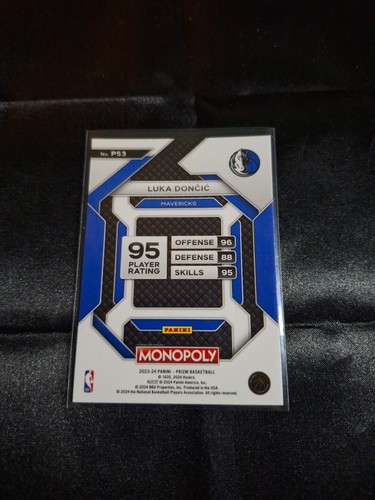 2023-24 PANINI PRIZM MONOPOLY INSERTO SP #PS3 LUKA SOCIIC DALLAS MAVERICKS - Imagen 2 de 2