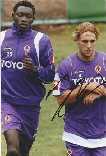 FIORENTINA & MONTREAL IMPACT: MARCO DONADEL SIGNED 6x4 ACTION PHOTO+COA - 第 1/1 張圖片