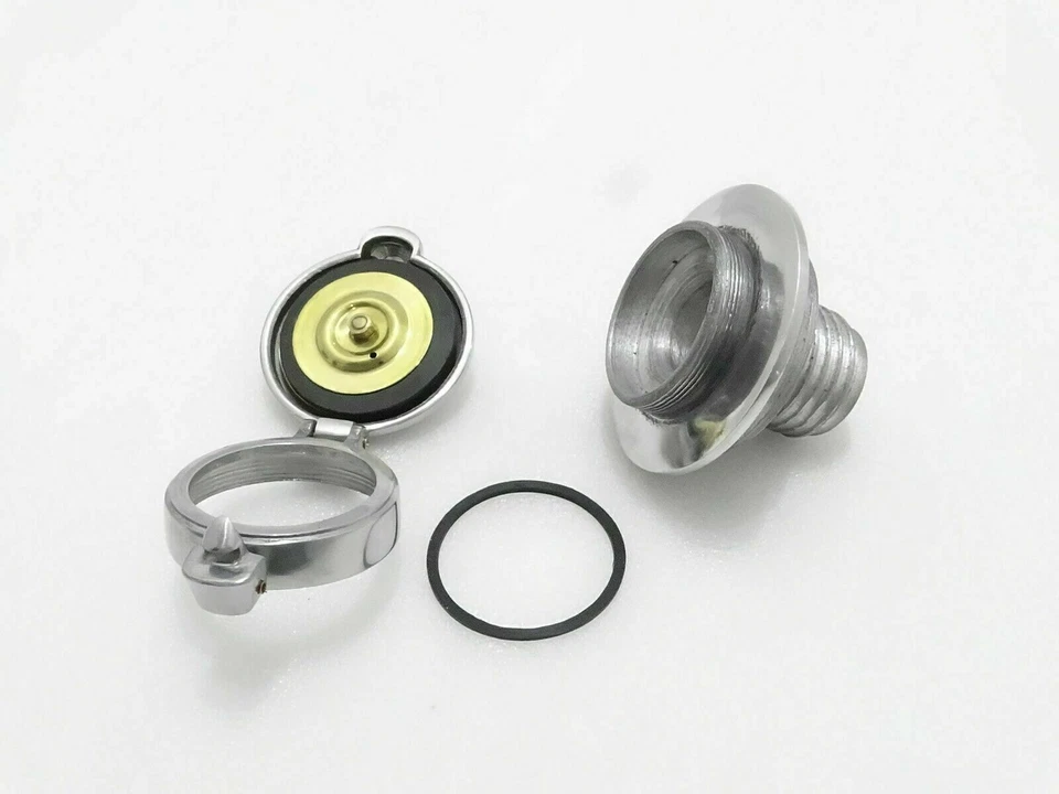 Monza cap 2.5" + Adapter for Vintage BMW R100 RT RS R90 R80 Fuel Gas Petrol Tank - Image 2 of 4