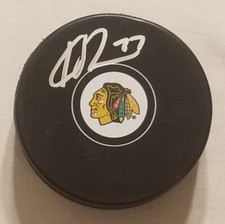 Kirby Dach Autographed Chicago Blackhawks Puck #2