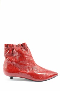 bottines zara rouge