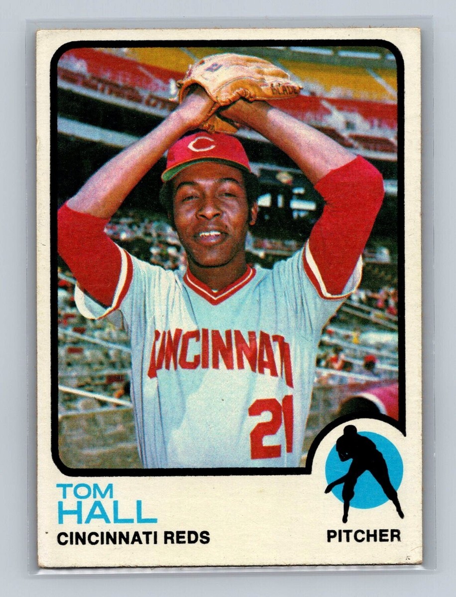1973 Topps #8 Tom Hall Cincinnati Reds Baseball Card | eBay