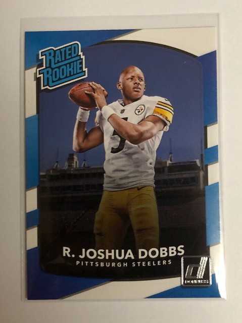 R. Joshua Dobbs 2017 Donruss Rated Rookie Card Pittsburgh Steelers | eBay